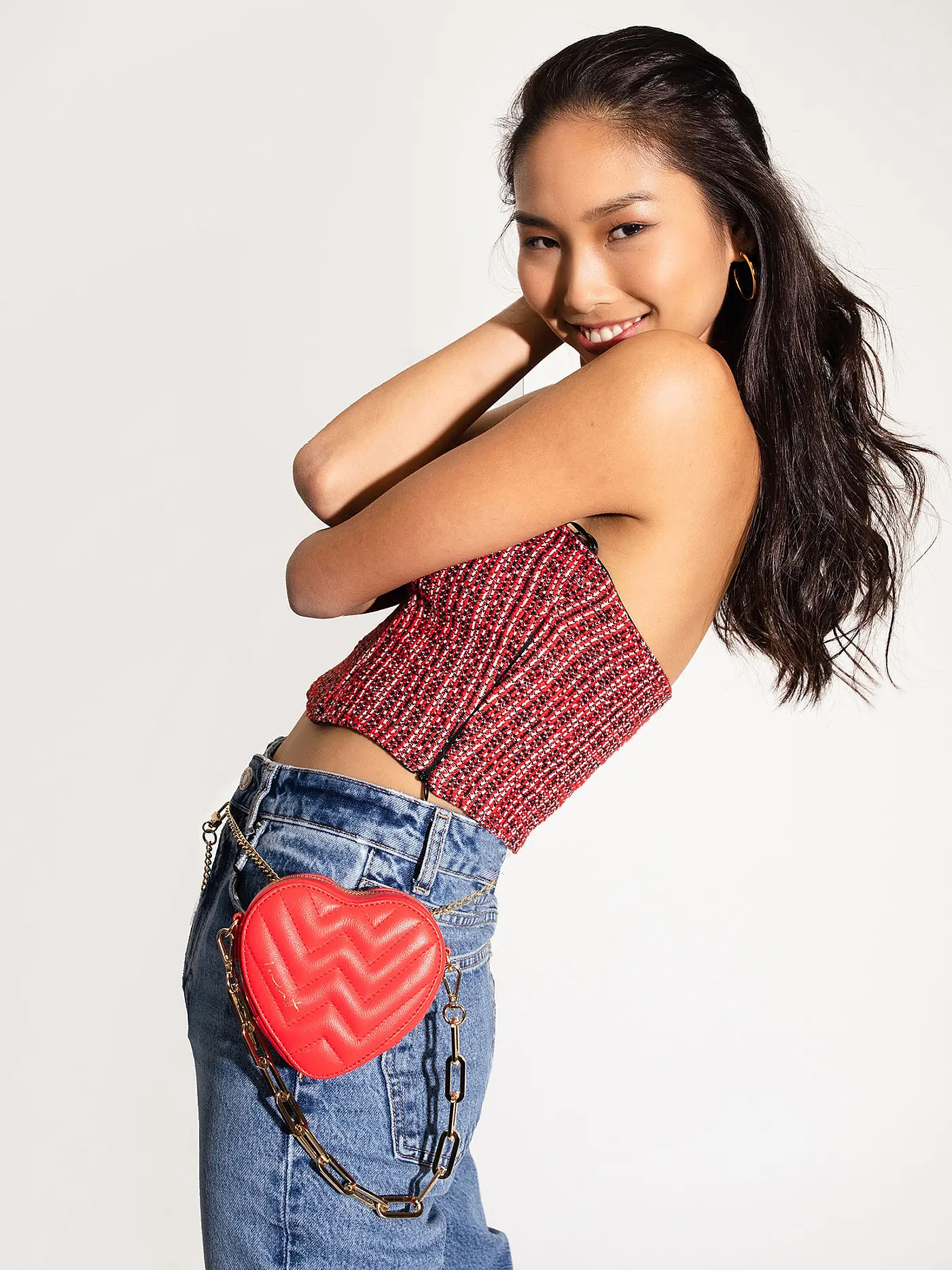 WEAT | Ledertasche - Umhängetasche Mini Heart | 